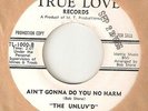 THE UNLUV'D Aint Gonna Do You No Harm Exception TRUE LOVE PROMO NORTHERN SOUL 45