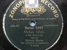 MUSIC HALL STAR VICTORIA MONKS - ‘VICKEY GLIDE’ ZONOPHONE 1097, RARE