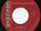 Hear- Rare Northern Soul 45- Little Milton- Can't Hold Back The Tears- Checker