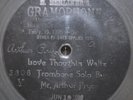 Berliner 7-Inch Record 3306 Y Love Thoughts Waltz Arthur Pryor Trombone 1898