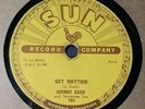SUN 241 78rpm Record JOHNNY CASH Tennessee Two GET RHYTHM - I WALK THE LINE 1956