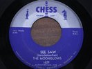 MOONGLOWS = See Saw = NEAR MINT = 1956 orig CHESS 1629 = R&B Doowop Dancer / Doo