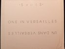 SHOES - One In Versailles - ORIGINAL 1975 PRIVATE PRESS POWER POP 300 COPIES