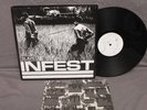 Infest Slave LP Re Hardcore spazz neanderthal crossed out man is the bastard dri