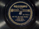78 RPM -- Walter Davis (with Yank Rachel, mandolin), Bluebird 7745, E/E- Blues