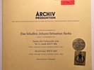 RARE BACH CELLO SUITES PIERRE FOURNIER ARCHIV FULL SET 3 lps 1-6 EARLY ED. Gems