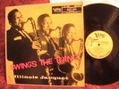 EX+/EX- DG ILLINOIS JACQUET SWINGS THE THING VERVE MGV 8023 1957