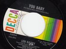 NORTHERN SOUL 45 LEN BARRY YOU BABY DECCA NEAR MINT HEAR