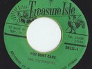 THE TECHNIQUES -   You Don't Care -  TREASURE ISLE -   Reggae  7
