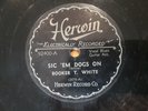 78 RPM Booker (Bukka) T White Herwin 92400 Sic 'Em Dogs On / Po' Boy RARE BLUES