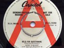 Gene Vincent (Demo) Held for Questioning/You're Still in My Heart - Listen