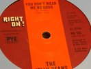 Northern Soul - The Jelly beans - You don't mean me no good - Right On Label