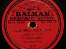 ALBANIAN Folk 78 RPM Record_BALKAN 519_Turkish Greek interest_RARE