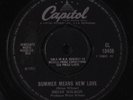 BRIAN WILSON: Caroline, No / Summer Means New Love 45 (UK, center intact, shiny