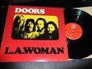 THE DOORS L.A. WOMAN square corners Elektra EX red labels LOVE HER MADLY