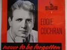 Eddie Cochran Never to be forgotten EP UK