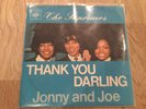 The Supremes - Thank You Darling + Motown 7“ CBS Single/gesungen in deutsch +