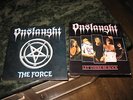 ONSLAUGHT 1986 The Force NM LP & 1987 Let There Be Rock NM EP U.K. metal Thrash