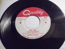 DARRELL BANKS  QUALITY LABEL NORTHERN SOUL-OUR LOVE/OPEN THE DOOR TO YOUR HEART