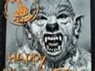signed P. Paul Fenech Happy Halloween IV 7 inch single psychobilly The Meteors