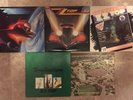 ZZ Top 5 Vinyl Record Album Lot: Tres Hombres, Eliminator, Afterburner & Best Of