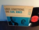 LOUIS ARMSTRONG & EARL HINES VOL 3 ORIG '56 COLUMBIA SIX EYE MONO LP DG VG++
