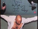MOBY SIGNED RECORD SLICK MORE ART + DOODLES THAN MOST.
