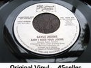 ? GAYLE ADAMS promo 'Baby I Need Your Loving' NM 70's Northern Soul 45 HEAR