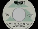 Northern Soul 45 - Mustangers - What Do I Have To Pay - Piedmont - VG++ mp3