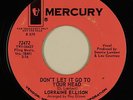 Northern Soul 45 - Lorraine Ellison - Don't Let It Go To Your Head - Mercury VG+
