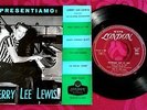 Jerry Lee Lewis - Great Balls of Fire + 3 - Rare Italy EP - Rockabilly
