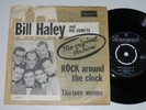 Very rare Bill Haley & the Comets single 45 Rock around Clock 1956 UK VG/VG+