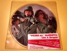 Weird Al Yankovic autographed 45 record picture disc with clear label sleeve