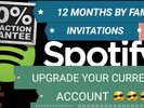 ?SPOTIFY PREMIUM ?12 MONTHS ?ACTIVE YOUR CURRENT ACCOUNT WHY FAMILY INVITATIONS?