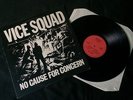 Vice Squad - No Cause For Concern  LP UK 1981 VG+/VG+  # Punk