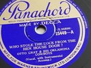 OL' TIMEY Americana OTTO GRAY & HIS OKLAHOMA COWBOYS Panachord 78rpm