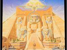 IRON MAIDEN Powerslave 1984 UK EMI ORIGINAL Vinyl LP w/Inner & Rare Flyer