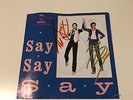 michael Jackson rare say say say cover paul mccartney signed hand