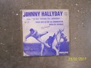 Johnny Hallyday 45 trs Pour moi la vie va commencer pochette transparente