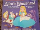 Disney Alice in Wonderland Vinyl Record NEW
