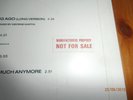 Paul McCartney  ?– Once Upon A Long Ago -NOT FOR SALE STICKER- 12R 6170 12