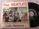 THE BEATLES / LADY MADONNA / THE INNER LIGHT / RARE ITALIAN PICTURE SLEEVE  EX