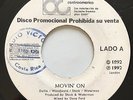 BANANARAMA • Movin' On •  45 PROMO • GUATEMALA PRESS 1992 • SCARCE