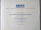 BACH suite for cello solo 1 & 2 / PIERRE FOURNIER   ARCHIV LP 14186  MONO   EX
