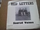 Red Letters:Sacred Voices EP Burning Bings Productions 1979 New Wave