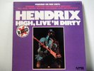 JIMI HENDRIX  LP High Live and Dirty 1968 Nutmeg RED Vinyl jim morrison