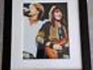 Genuine BONJOVI ORIGINAL framed-photo with RitchieSambora SIGNED by JON BON JOVI