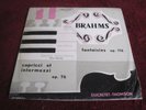 French DUCRETET THOMSON Brahms Works for piano Daniel Wayenberg