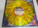kiss unmasked lp yellow splatter