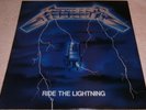 METALLICA 'RIDE THE LIGHTNING' Original 1st Pressing NO BARCODE Typo MFN 27